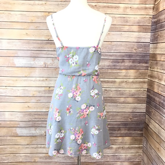 LC Lauren Conrad Fit & Flare Floral Dress Size 12 - Picture 5 of 7